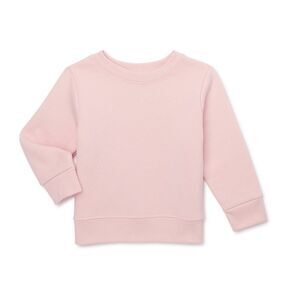 Garanimals Baby Girl Long Sleeve Solid Fleece Top Size Pink 18m